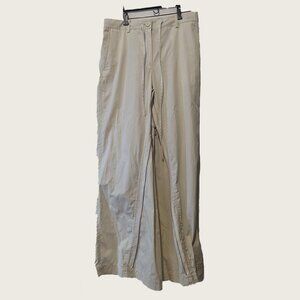HELMUT LANG - Zipped Gusset wide leg pants - Sz M (W32)